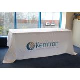 Tablecloth with Printed Logo